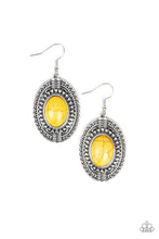 Load image into Gallery viewer, Paparazzi Mountain Melody - Yellow Earrings