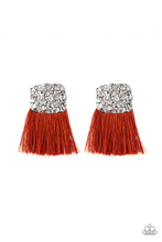Load image into Gallery viewer, Paparazzi Plume Bloom - Orange Earrings