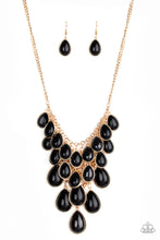 Load image into Gallery viewer, Shop Til You TEARDROP - Black Necklace Paparazzi