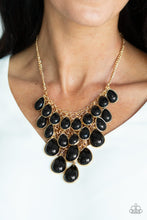 Load image into Gallery viewer, Shop Til You TEARDROP - Black Necklace Paparazzi