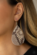 Load image into Gallery viewer, Paparazzi Hiss, Hiss - Brown Earrings