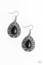 Load image into Gallery viewer, Paparazzi Stone Story - Black Earrings