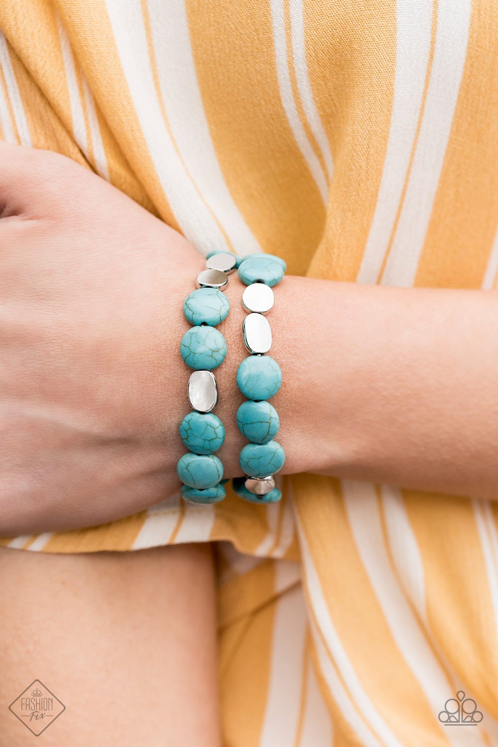Simply Sedimentary Blue Bracelet